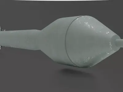 Panzerabwehrwaffe Low-poly 3D model
