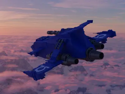 Thunderhawk Gunship  3D model