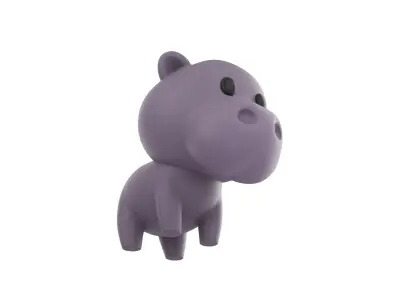 Character062 Hippo 3D model