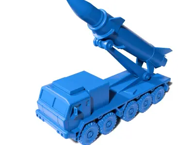 Rocket launcher 3D print model