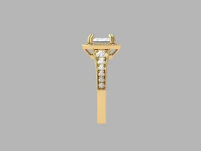 Wedding Ring  3D print model 397