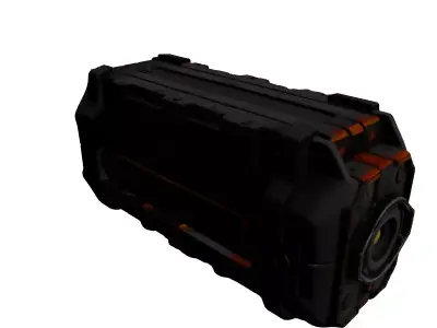 SciFi Energy Cell Power Pack 3D model