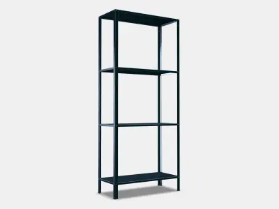 HYLLIS Shelving unit 1 Low-poly 3D model