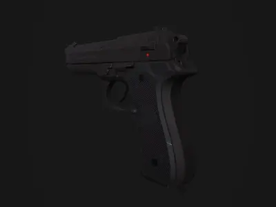 Beretta 9M Free low-poly 3D model