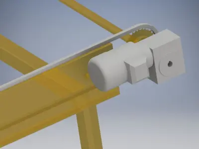 Conveyor Detail Model gantry crane 3D model