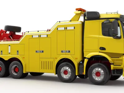 Tow Truck Europe 8X4 3D model