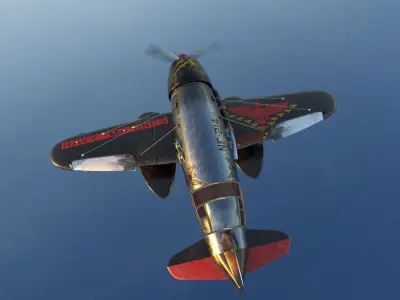 The OCEAN EYE vintage Surveillance aircraft Low-poly 3D model