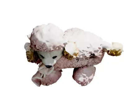 Stuffed Toy Sheep Low-poly 3D model