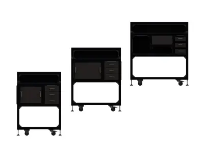 T-Slot Profile Workstations for MOD800W  MOD900W  MOD1000W 3D model