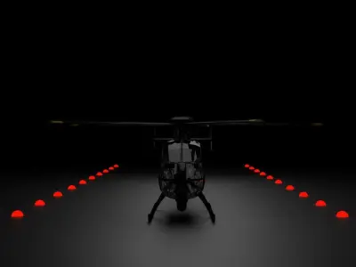 Rogue Assassin helicopter  Free low-poly 3D model