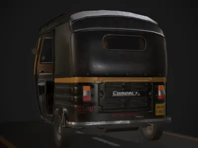 indian Tuk Tuk 3D model