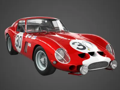 Ferrari 250 GTO - 3223GT - No Engine 3D model