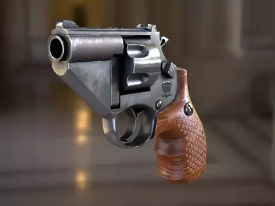 Toy Revolver 3D model