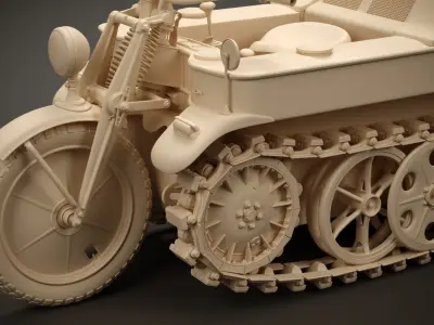 Kettenkrad 1944 3D model