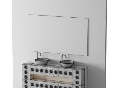 An Industrial Bathroom 3D model