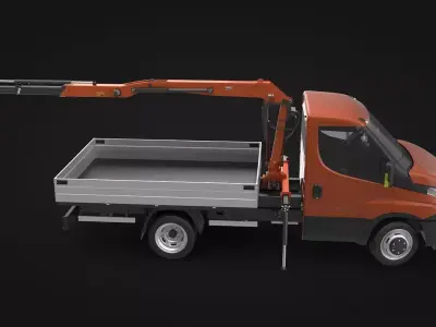 Iveco Crane Truck 3D model