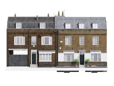 England building at old church st 34-36 modular London  3D model