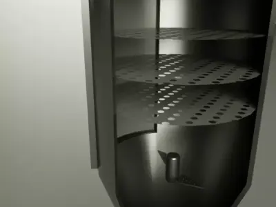 batch percolator - animated 3D model