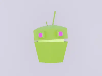 Robot Game Low Poly Low-poly 3D model