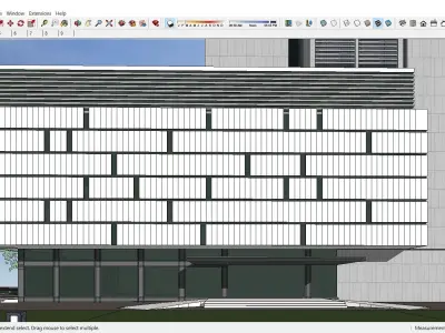 Sketchup Hotel H10 3D model