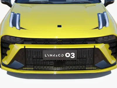 2023 Lynkco 03  Low-poly 3D model