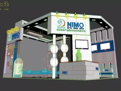 Exhibition - Area - 9X6-3DMAX2009-076 3D model