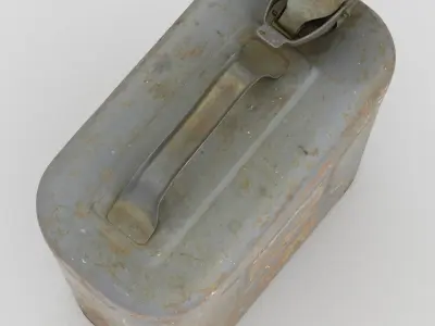 Jerry Can Middle Poly 3D model