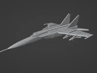 MiG-25PD 3D print model