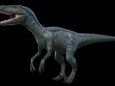 Raptor Low-poly 3D model buy