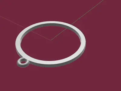 Fasten parts for bracelet or pendant  3D print model