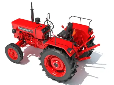 Mahindra Farm Tractor 3D model