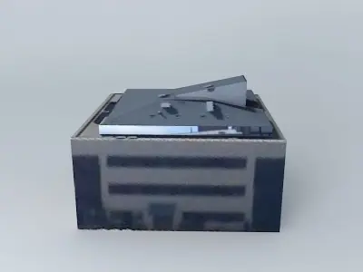 Building on C  Panzares 8 Free 3D model