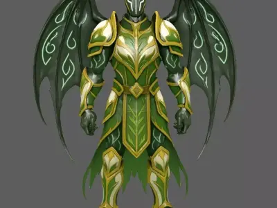 Knight 3D model 2