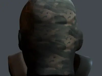 Helmet 3d model military combat Military Low-poly Low-poly  Low-poly 3D model 3