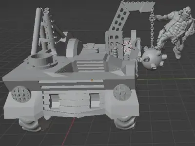 Ork kon truk v2 3D print model