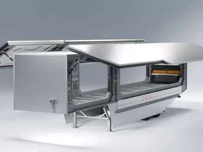 Tesla Semi Truck Trailer 3D model
