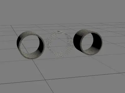Concrete Pipes 3D model