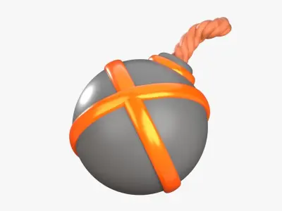 Bomb 3D Illustration 3D model get