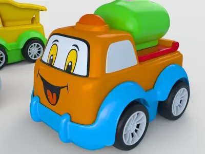 KIDS TOY TRUCK 3D model