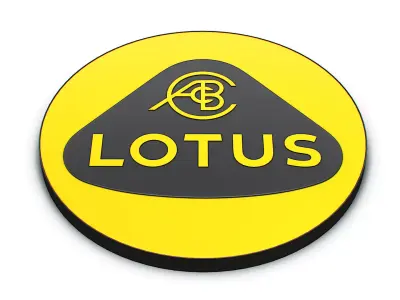 Lotus logo 3D model purchase