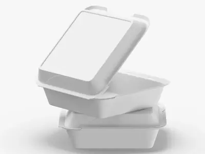 Cardboard Box Set 04 3D model
