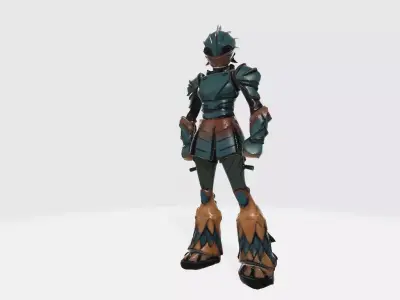 How to Train Your Dragon Astrid Pose Armor 02 3D print model