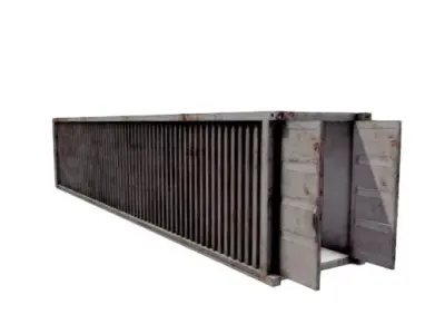 Realistic Shipping Container 3D Model 3D model