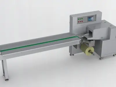 Pillow mask packing machine 3D model