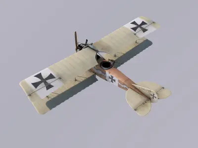 Albatros C3 Dragon version 3D model