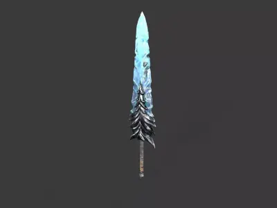 Great Sword  07 Low-poly 3D model