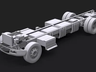 Full Electric Truck Chassis UT 3D model