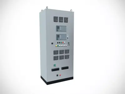Control Panel Low-poly 3D model order