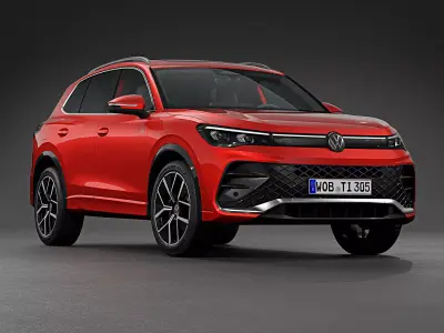 2024 Volkswagen Tiguan Hybrid 3D model