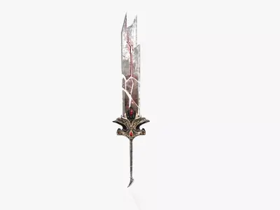 Great Sword 03 Low-poly 3D model
